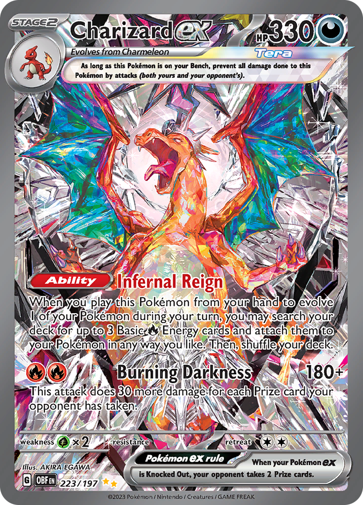 Charizard ex (223/197) [Scarlet & Violet: Obsidian Flames] - Pokémon - Card Brawlers | Quebec | Canada |
