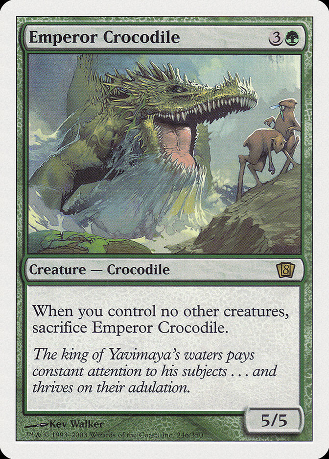 Emperor Crocodile [Eighth Edition] - Magic: The Gathering - Card Brawlers | Quebec | Canada |