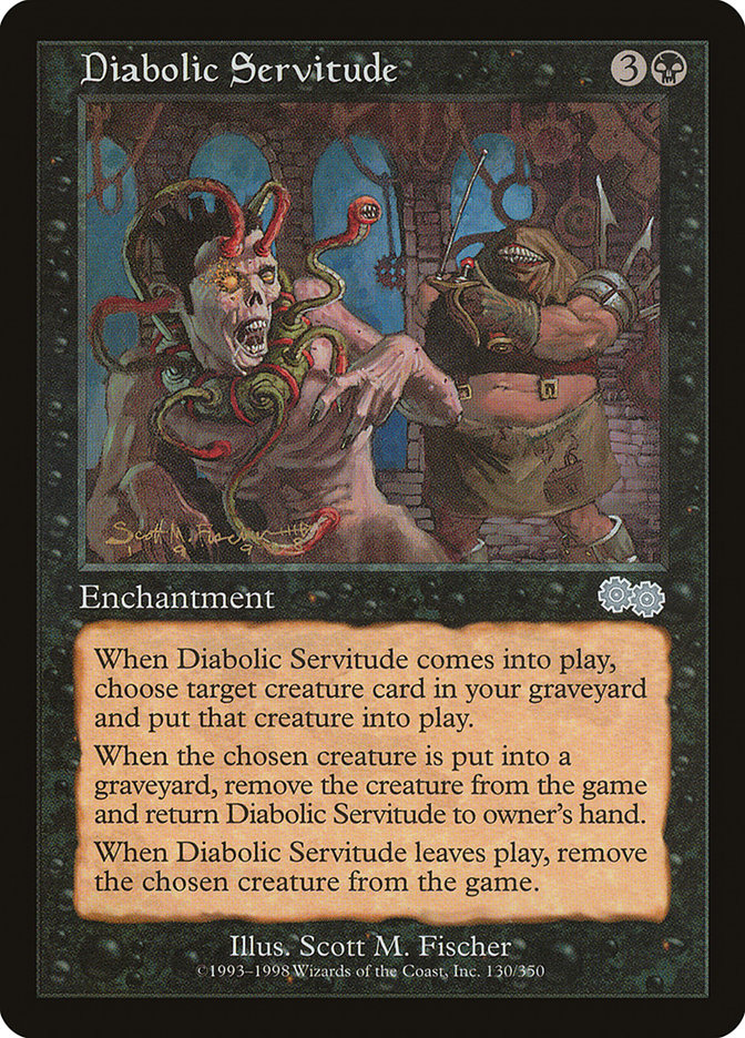 Diabolic Servitude [Urza's Saga] - Magic: The Gathering - Card Brawlers | Quebec | Canada |