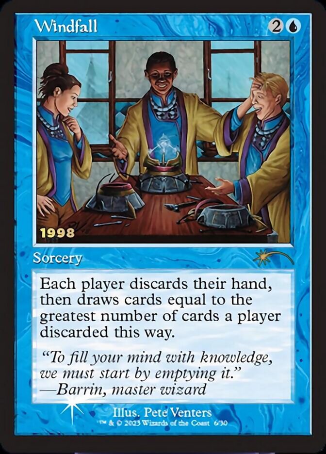 Windfall [30th Anniversary Promos] - Magic: The Gathering - Card Brawlers | Quebec | Canada |