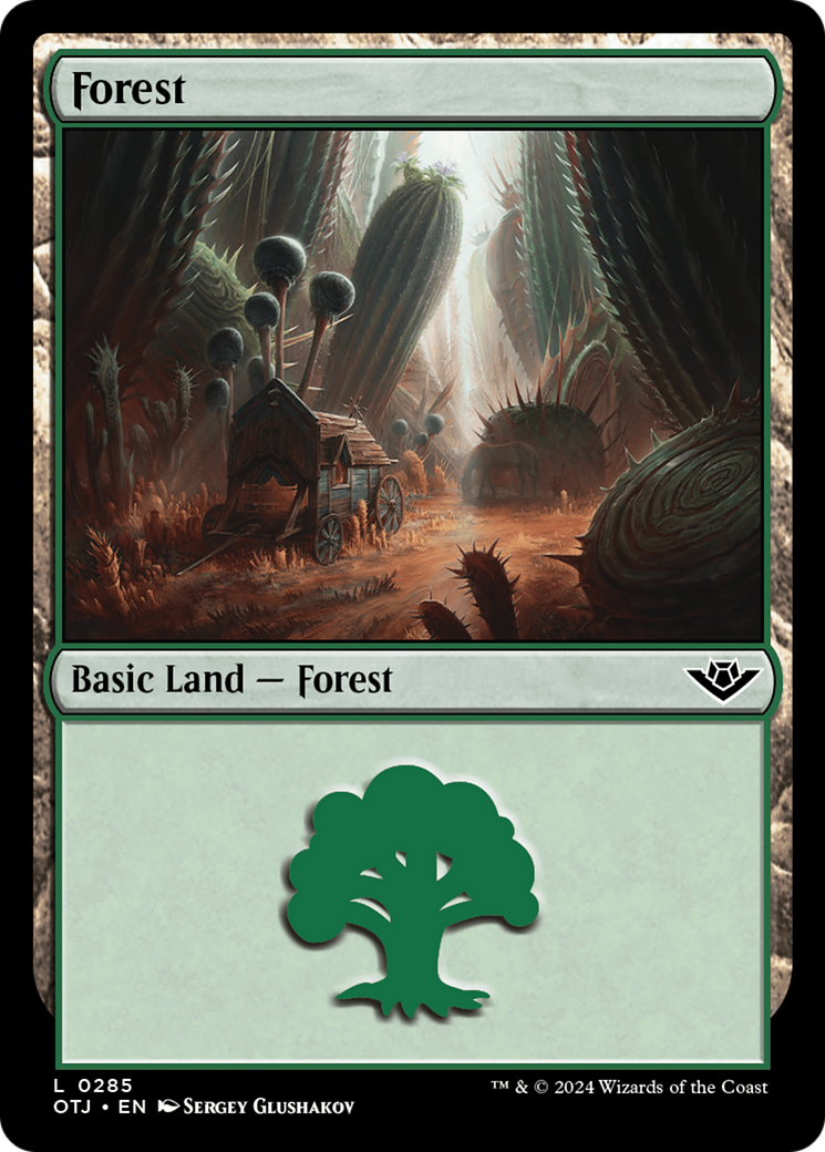 Forest (0285) [Outlaws of Thunder Junction] - Magic: The Gathering - Card Brawlers | Quebec | Canada |