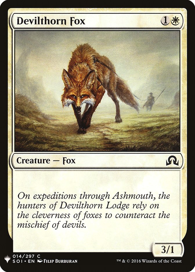 Devilthorn Fox [Mystery Booster] - Magic: The Gathering - Card Brawlers | Quebec | Canada |