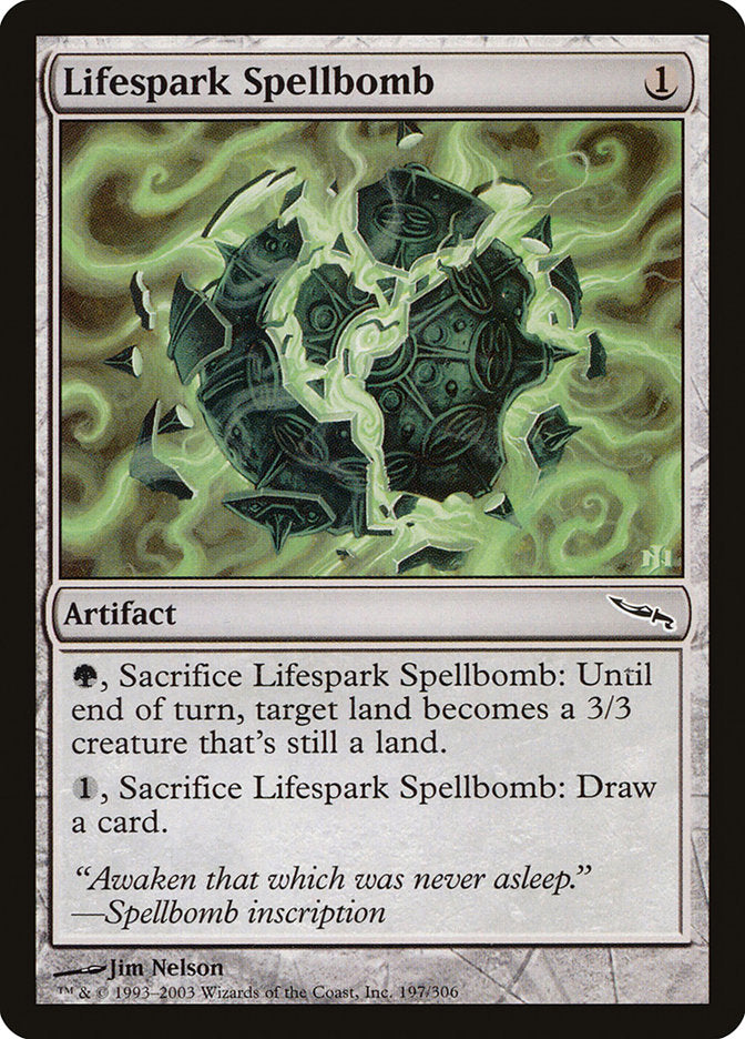Lifespark Spellbomb [Mirrodin] - Magic: The Gathering - Card Brawlers | Quebec | Canada |