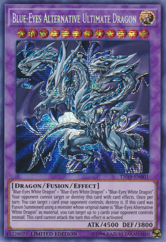 Blue-Eyes Alternative Ultimate Dragon [TN19-EN001] Prismatic Secret Rare - Yu-Gi-Oh! - Card Brawlers | Quebec | Canada |