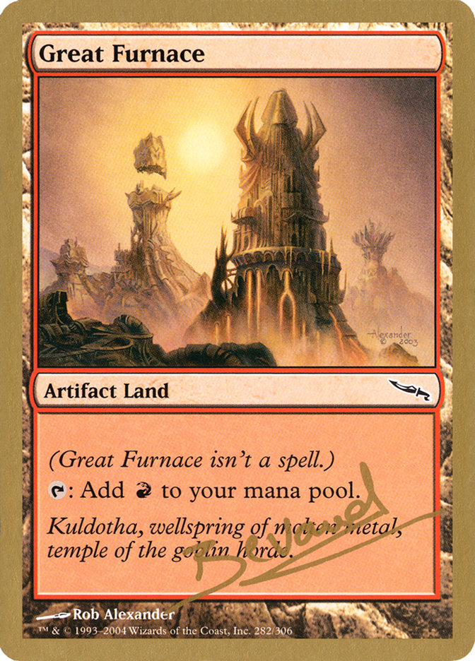 Great Furnace (Manuel Bevand) [World Championship Decks 2004] - Magic: The Gathering - Card Brawlers | Quebec | Canada |