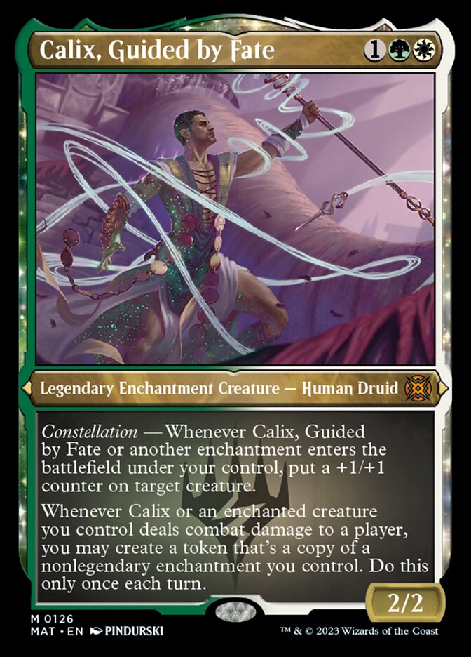 Calix, Guided by Fate (Foil Etched) [March of the Machine: The Aftermath] - Magic: The Gathering - Card Brawlers | Quebec | Canada |