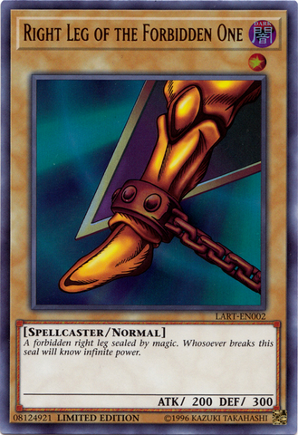 Right Leg of the Forbidden One [LART-EN002] Ultra Rare - Yu-Gi-Oh! - Card Brawlers | Quebec | Canada |