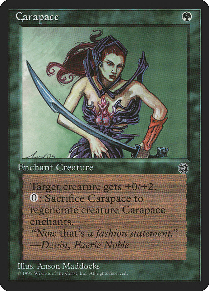 Carapace (Devin Flavor Text) [Homelands] - Magic: The Gathering - Card Brawlers | Quebec | Canada |