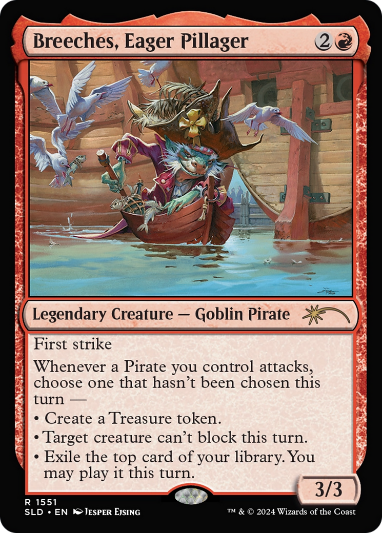 Breeches, Eager Pillager (Rainbow Foil) [Secret Lair Drop Series] - Magic: The Gathering - Card Brawlers | Quebec | Canada |