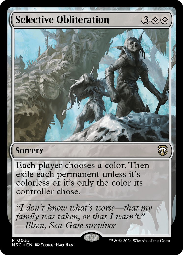 Selective Obliteration (Ripple Foil) [Modern Horizons 3 Commander] - Magic: The Gathering - Card Brawlers | Quebec | Canada |