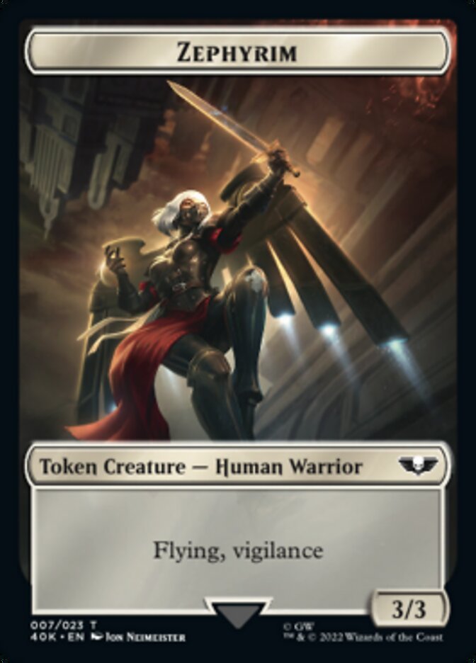 Soldier (002) // Zephyrim Double-Sided Token [Warhammer 40,000 Tokens] - Magic: The Gathering - Card Brawlers | Quebec | Canada |