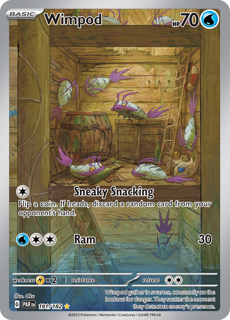 Wimpod (191/182) [Scarlet & Violet: Paradox Rift] - Pokémon - Card Brawlers | Quebec | Canada |