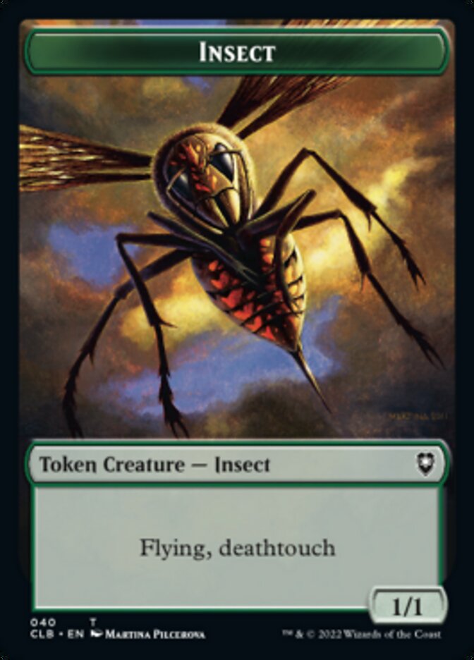 Wolf // Insect Double-Sided Token [Commander Legends: Battle for Baldur's Gate Tokens] - Magic: The Gathering - Card Brawlers | Quebec | Canada |