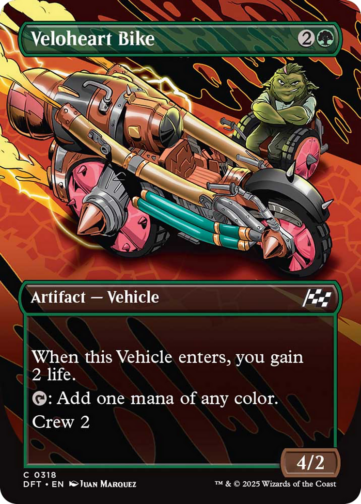 Veloheart Bike (Borderless) [Aetherdrift] - Magic: The Gathering - Card Brawlers | Quebec | Canada |