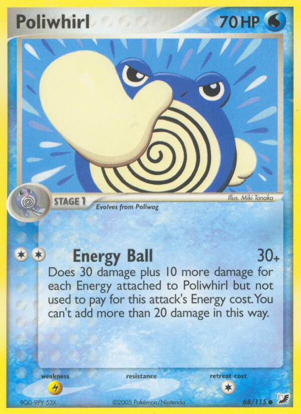 Poliwhirl (68/115) [EX: Unseen Forces] - Pokémon - Card Brawlers | Quebec | Canada |