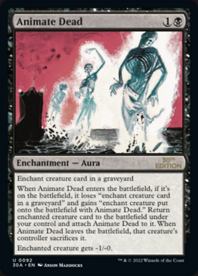 Animate Dead [30th Anniversary Edition] - Magic: The Gathering - Card Brawlers | Quebec | Canada |