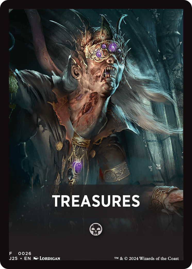 Treasures Theme Card [Foundations Jumpstart Front Cards] - Magic: The Gathering - Card Brawlers | Quebec | Canada |