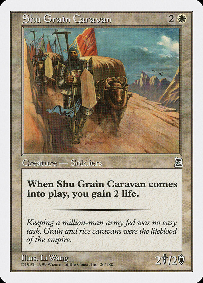 Shu Grain Caravan [Portal Three Kingdoms] - Magic: The Gathering - Card Brawlers | Quebec | Canada |