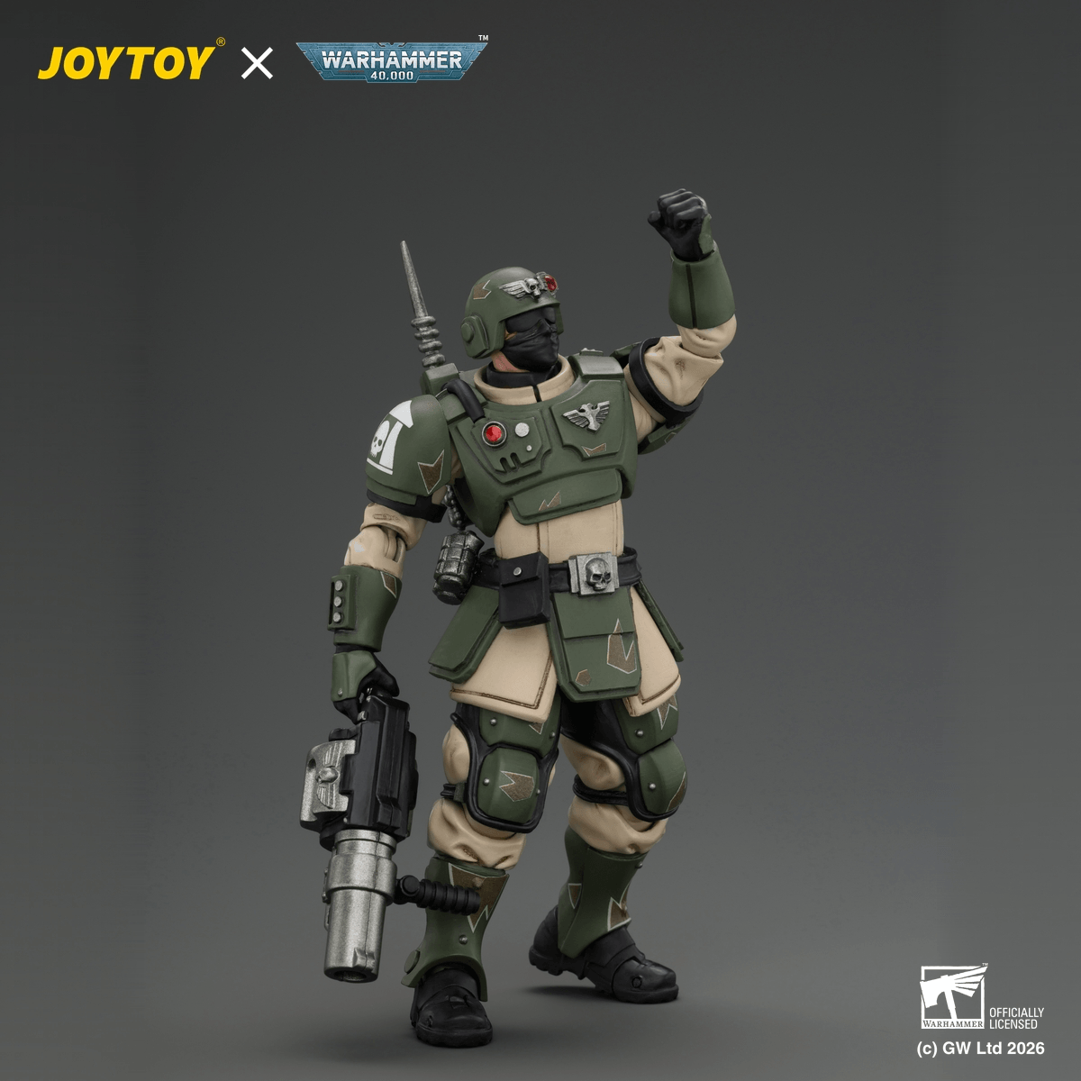 JOYTOY - Warhammer 40k - Astra Militarum - Kasrkin 5 with Grenade Launcher - (PREORDER) October 30, 2026