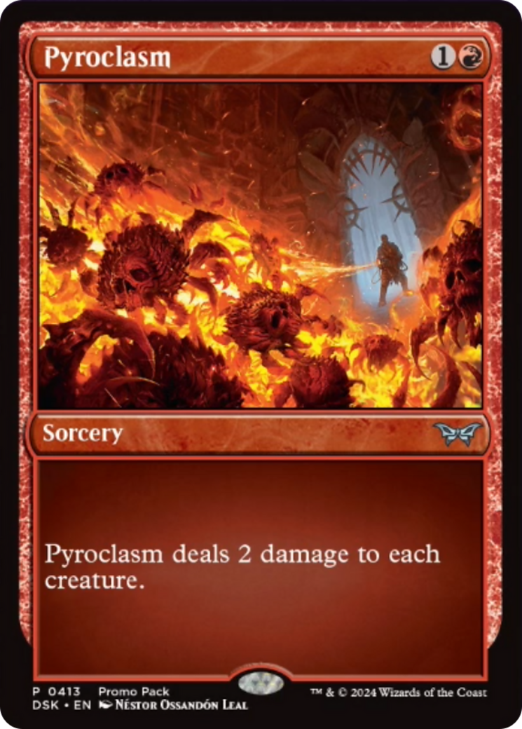 Pyroclasm (Promo Pack) [Duskmourn: House of Horror Promos] - Magic: The Gathering - Card Brawlers | Quebec | Canada |