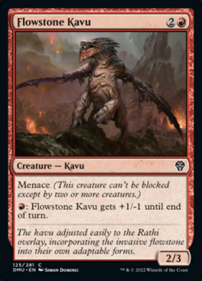Flowstone Kavu [Dominaria United] - Magic: The Gathering - Card Brawlers | Quebec | Canada |