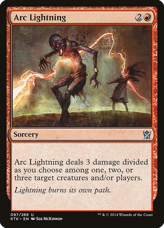 Arc Lightning [Khans of Tarkir] - Magic: The Gathering - Card Brawlers | Quebec | Canada |