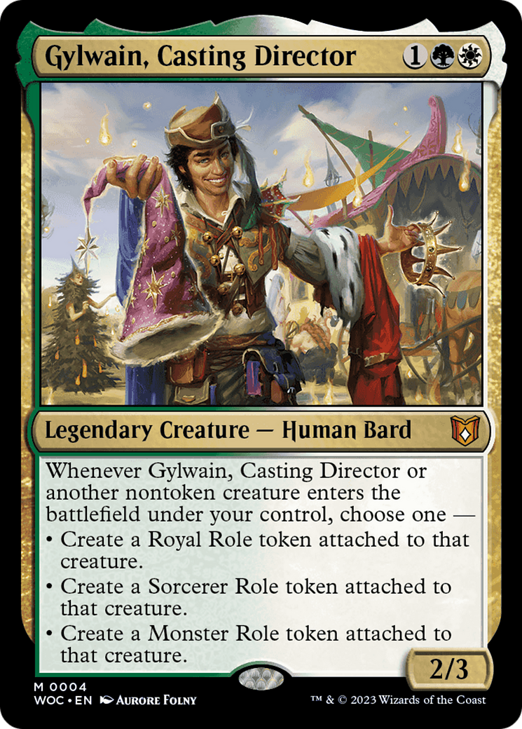 Gylwain, Casting Director [Wilds of Eldraine Commander] - Magic: The Gathering - Card Brawlers | Quebec | Canada |