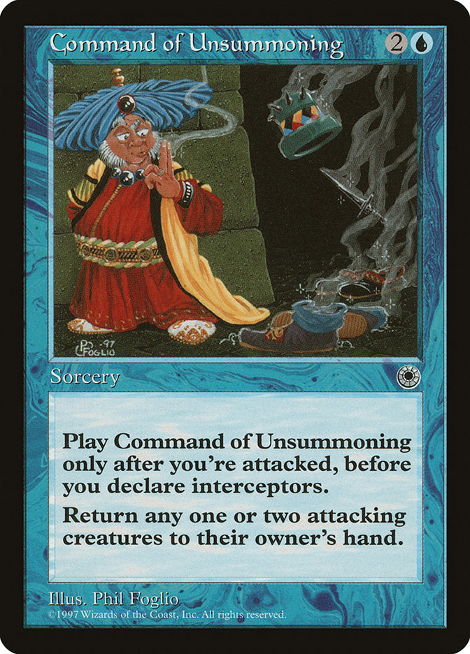 Command of Unsummoning [Portal] - Magic: The Gathering - Card Brawlers | Quebec | Canada |