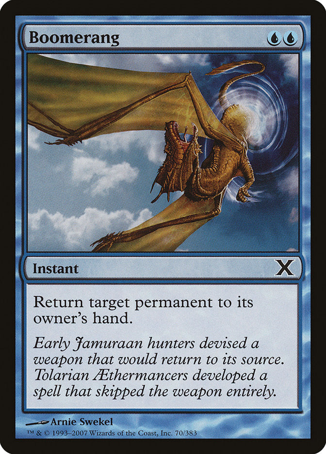 Boomerang [Tenth Edition] - Magic: The Gathering - Card Brawlers | Quebec | Canada |