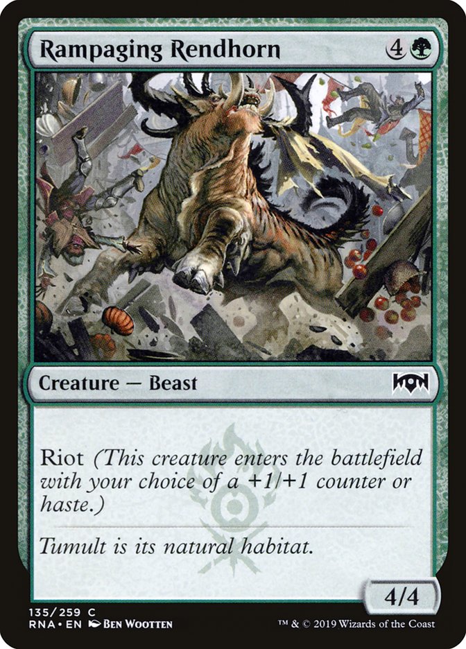 Rampaging Rendhorn [Ravnica Allegiance] - Magic: The Gathering - Card Brawlers | Quebec | Canada |