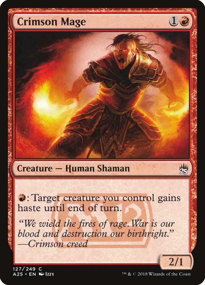 Crimson Mage [Masters 25] - Magic: The Gathering - Card Brawlers | Quebec | Canada |