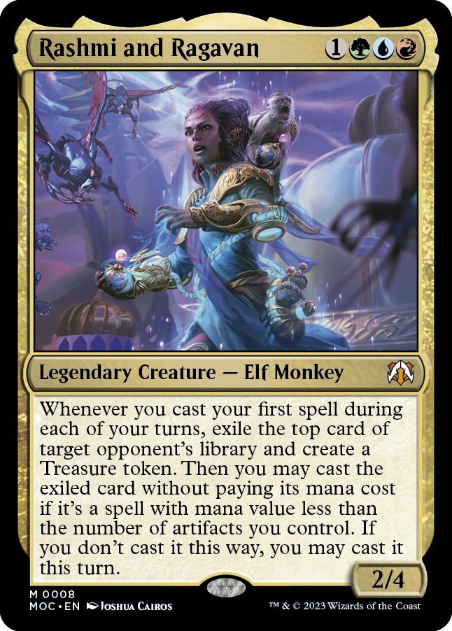 Rashmi and Ragavan [March of the Machine Commander] - Magic: The Gathering - Card Brawlers | Quebec | Canada |