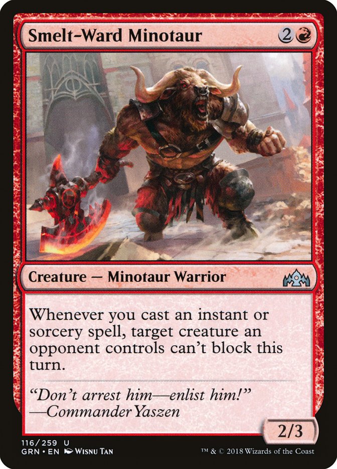 Smelt-Ward Minotaur [Guilds of Ravnica] - Magic: The Gathering - Card Brawlers | Quebec | Canada |