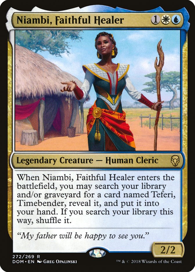 Niambi, Faithful Healer [Dominaria] - Magic: The Gathering - Card Brawlers | Quebec | Canada |
