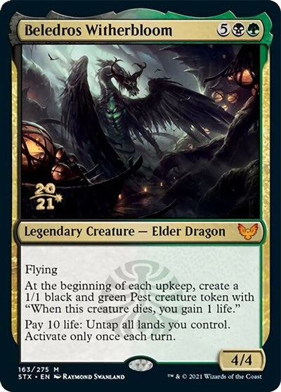 Beledros Witherbloom [Strixhaven: School of Mages Prerelease Promos] - Magic: The Gathering - Card Brawlers | Quebec | Canada |
