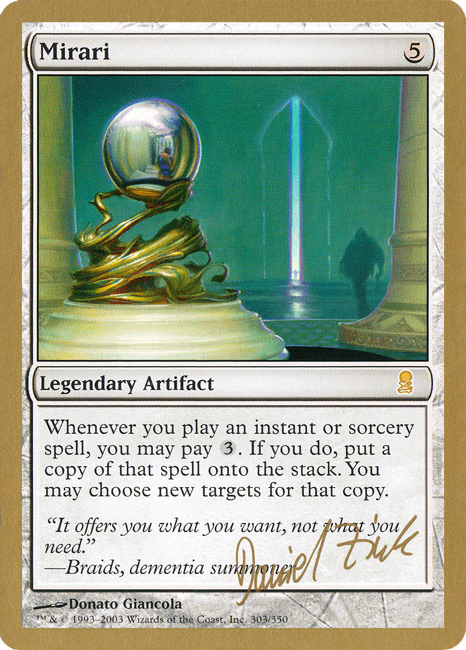 Mirari (Daniel Zink) [World Championship Decks 2003] - Magic: The Gathering - Card Brawlers | Quebec | Canada |