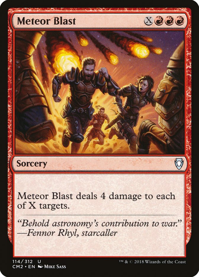 Meteor Blast [Commander Anthology Volume II] - Magic: The Gathering - Card Brawlers | Quebec | Canada |
