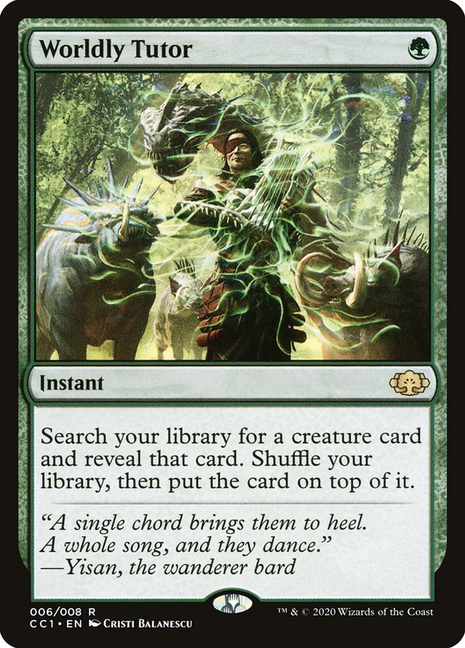 Worldly Tutor [Commander Collection: Green] - Magic: The Gathering - Card Brawlers | Quebec | Canada |