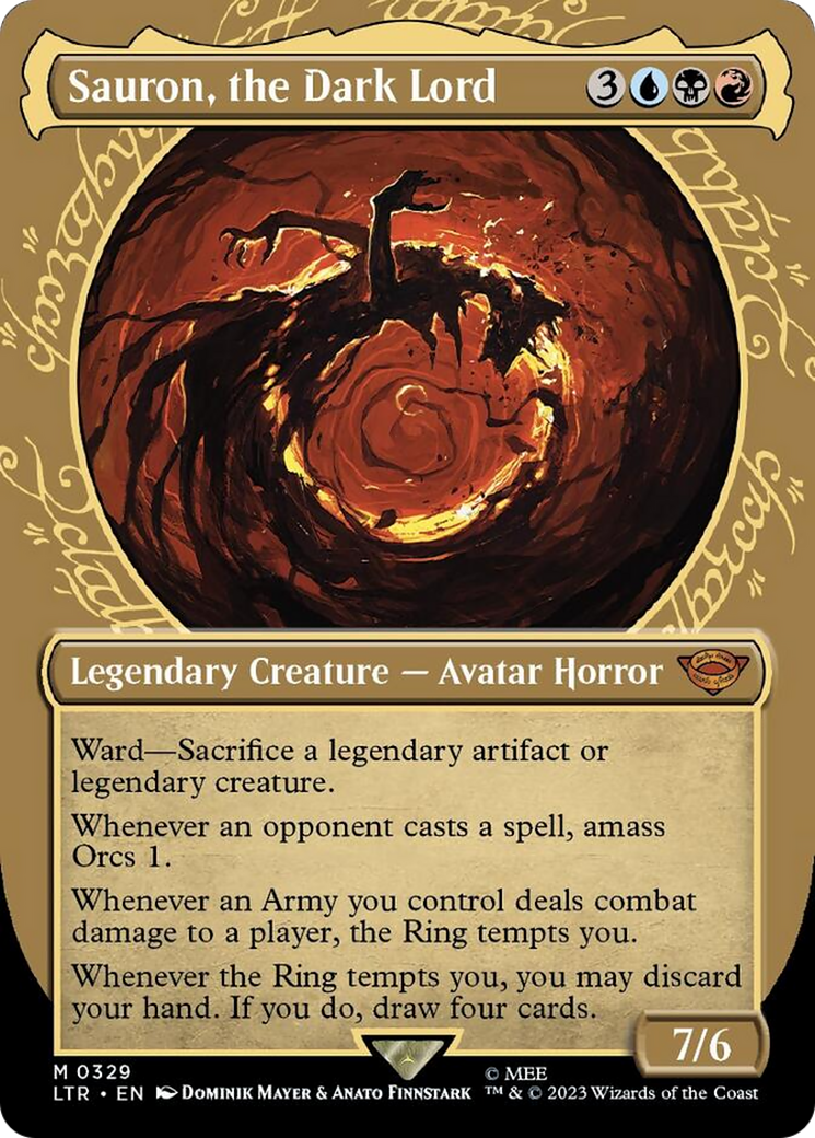 Sauron, the Dark Lord (Showcase Ring Frame) [The Lord of the Rings: Tales of Middle-Earth] - Magic: The Gathering - Card Brawlers | Quebec | Canada |