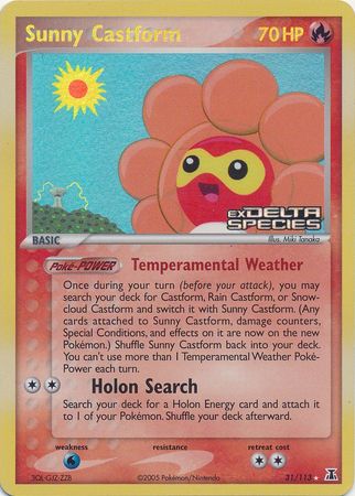 Sunny Castform (31/113) (Stamped) [EX: Delta Species] - Pokémon - Card Brawlers | Quebec | Canada |