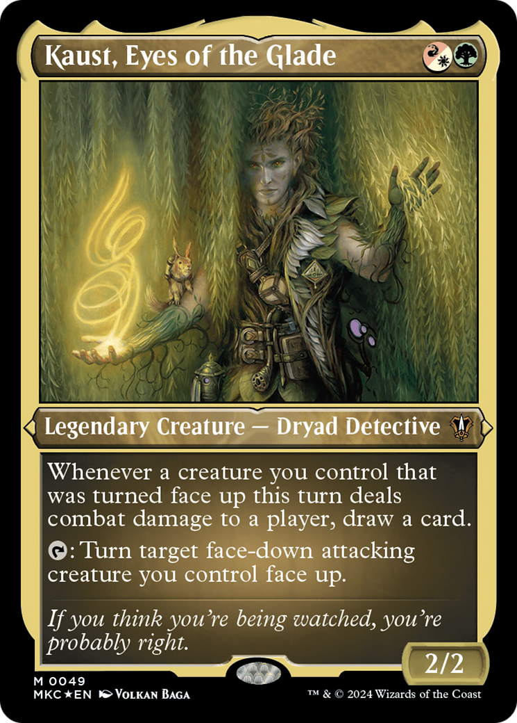 Kaust, Eyes of the Glade (Display Commander) [Murders at Karlov Manor Commander] - Magic: The Gathering - Card Brawlers | Quebec | Canada |
