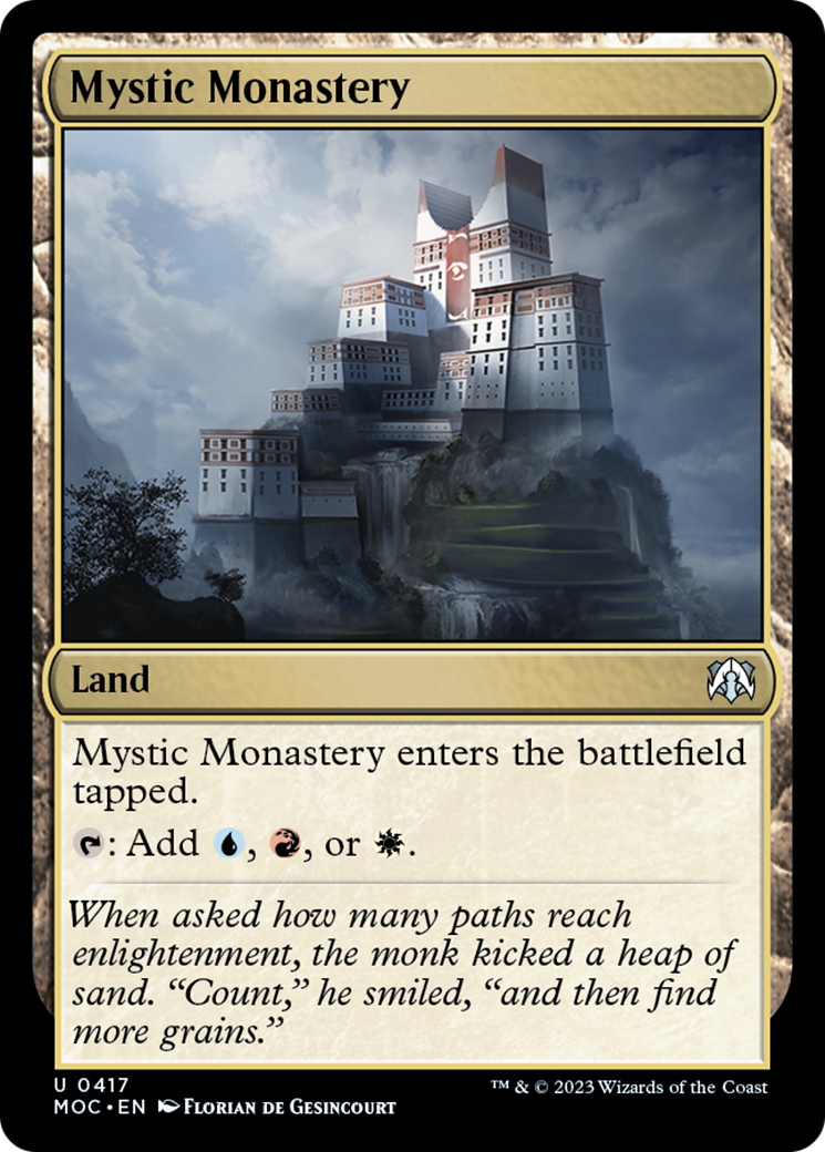Mystic Monastery [March of the Machine Commander] - Magic: The Gathering - Card Brawlers | Quebec | Canada |
