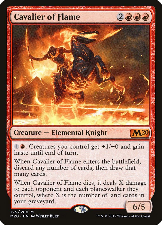 Cavalier of Flame [Core Set 2020] - Magic: The Gathering - Card Brawlers | Quebec | Canada |