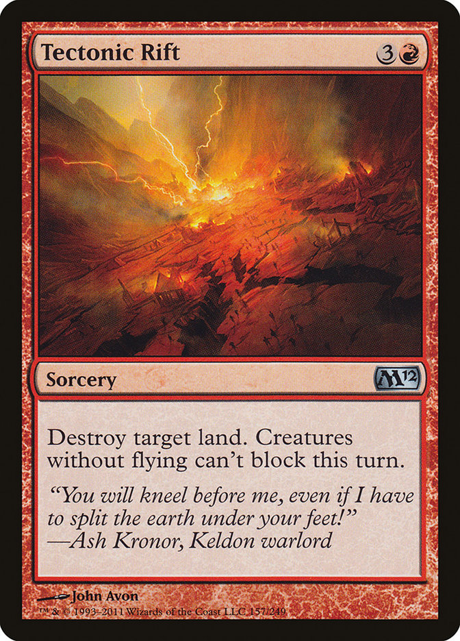 Tectonic Rift [Magic 2012] - Magic: The Gathering - Card Brawlers | Quebec | Canada |
