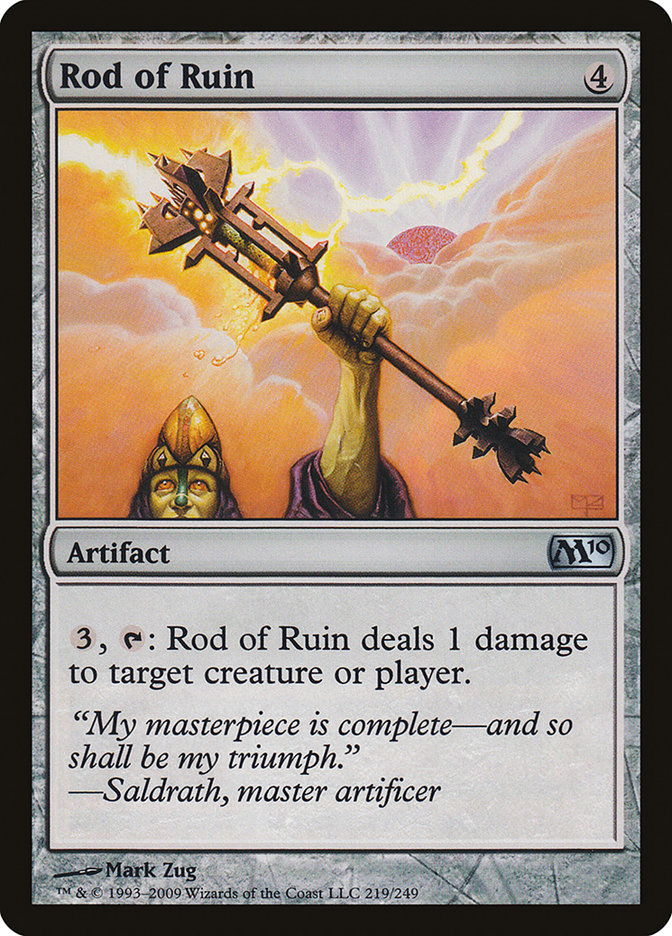 Rod of Ruin [Magic 2010] - Magic: The Gathering - Card Brawlers | Quebec | Canada |