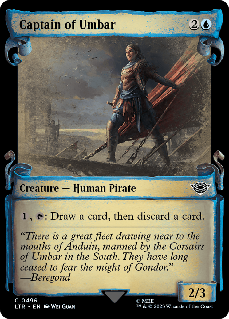 Captain of Umbar [The Lord of the Rings: Tales of Middle-Earth Showcase Scrolls] - Magic: The Gathering - Card Brawlers | Quebec | Canada |