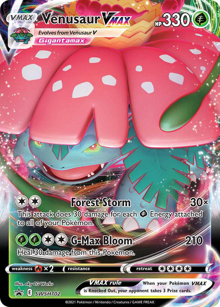 Venusaur VMAX (SWSH102) (Jumbo Card) [Sword & Shield: Black Star Promos] - Pokémon - Card Brawlers | Quebec | Canada |
