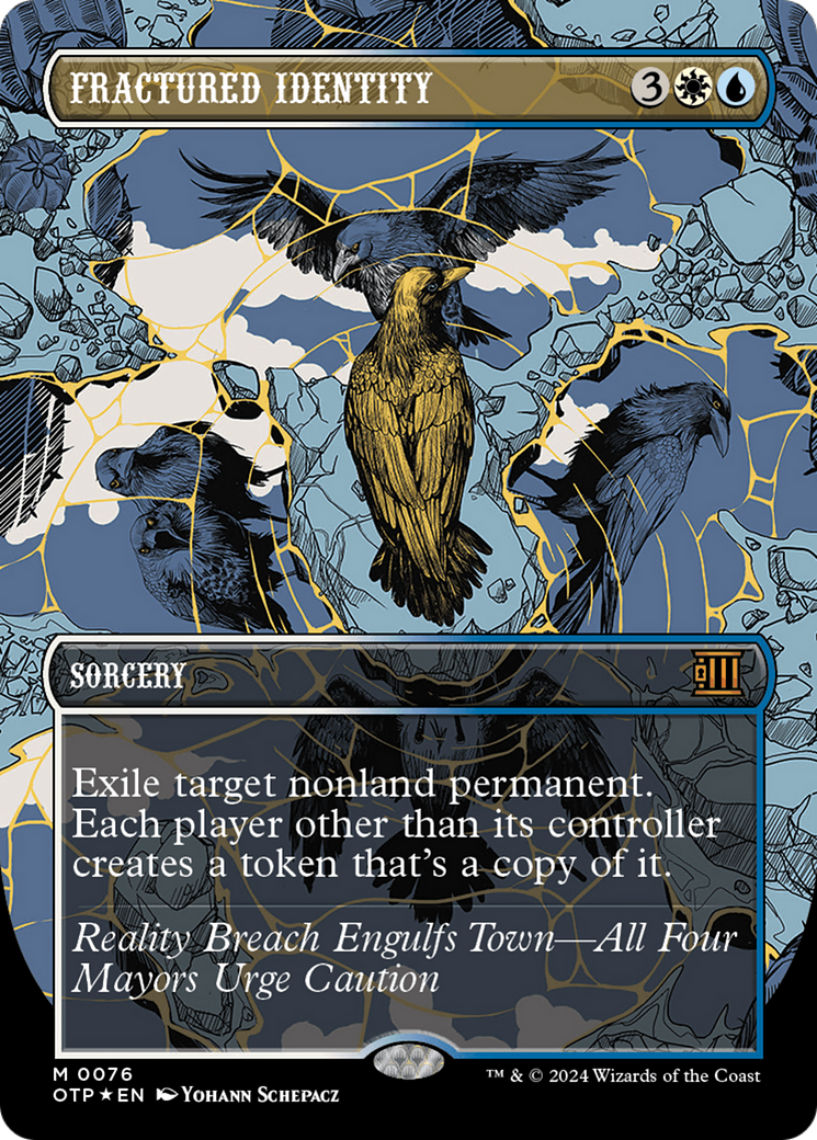 Fractured Identity (Textured Foil) [Outlaws of Thunder Junction: Breaking News] - Magic: The Gathering - Card Brawlers | Quebec | Canada |