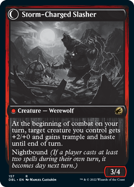 Reckless Stormseeker // Storm-Charged Slasher [Innistrad: Double Feature] - Magic: The Gathering - Card Brawlers | Quebec | Canada |