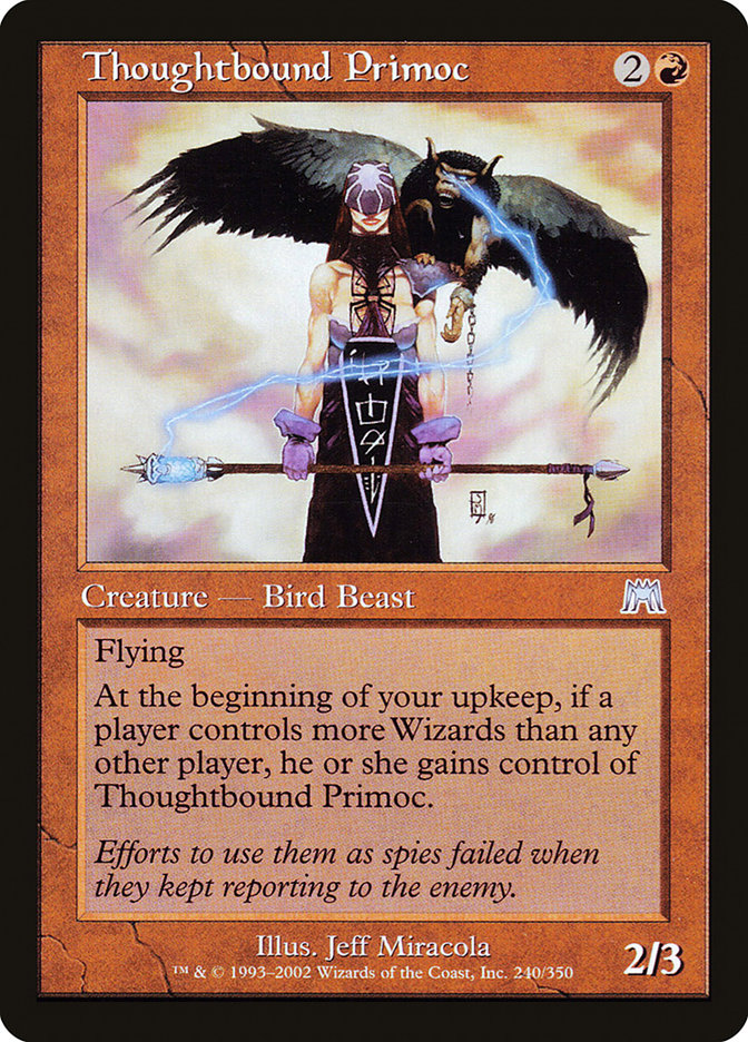 Thoughtbound Primoc [Onslaught] - Magic: The Gathering - Card Brawlers | Quebec | Canada |